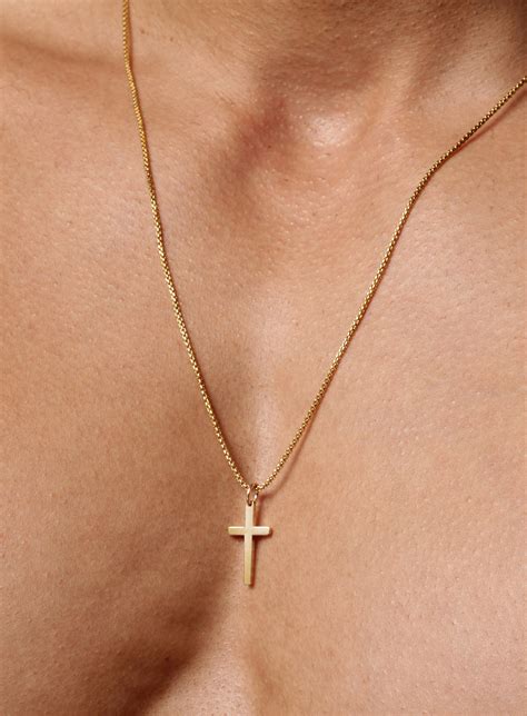 mens gold versace necklace|designer cross necklace for men.